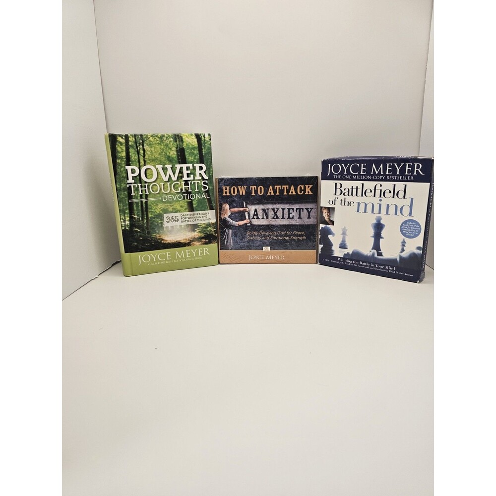 Joyce Meyer BUNDLE; Two Audiobooks and one 365 Daily Inspiration Devotional